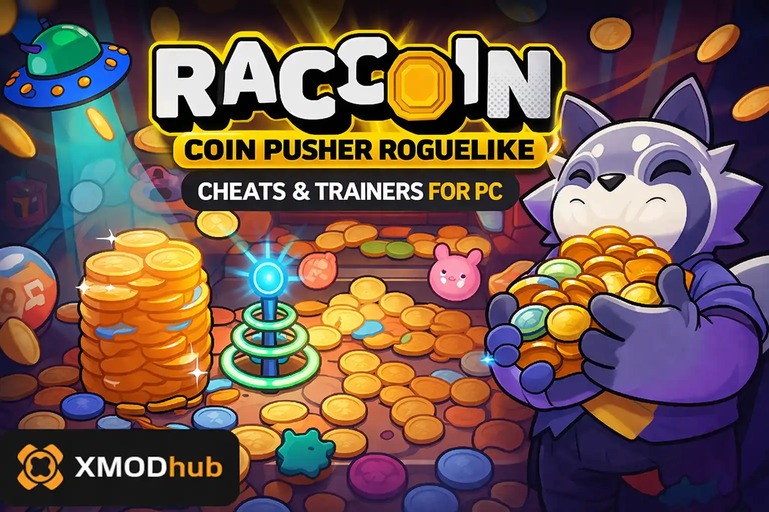 RACCOIN: Coin Pusher Roguelike Cheats & Trainers for PC