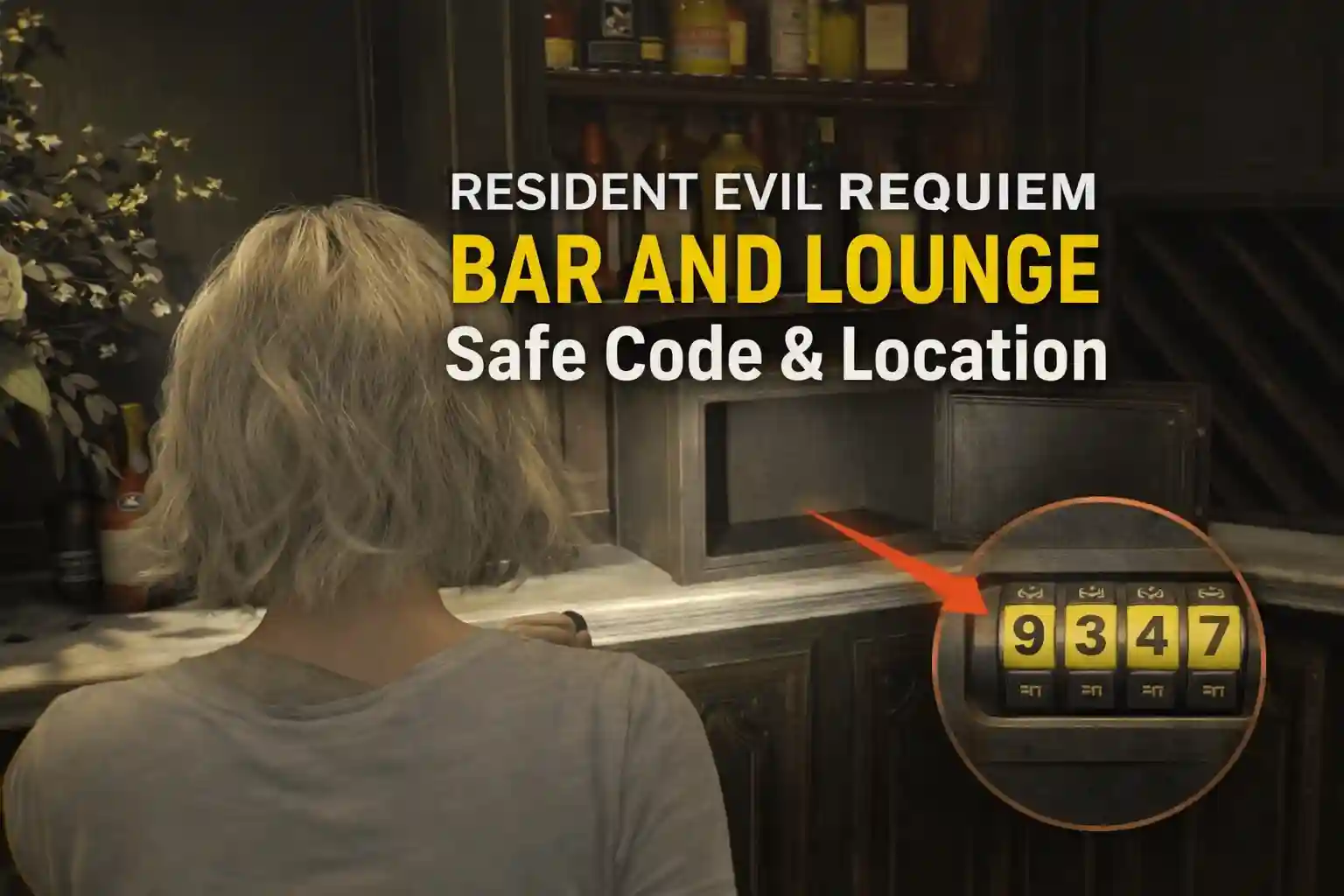 Resident Evil Requiem Bar and Lounge Safe Code & Location