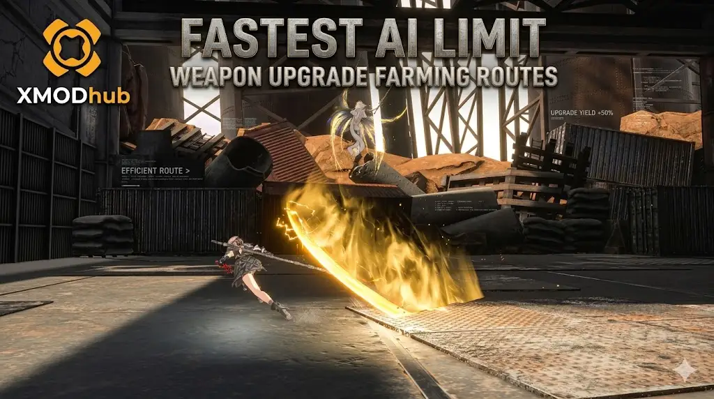 Fastest weapon upgrade farming routes in AI LIMIT - Guide and locations