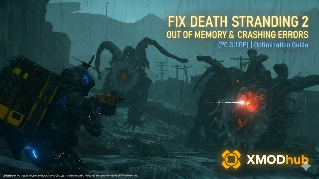 Death Stranding 2 PC optimization guide for fixing crashing and out of memory errors.