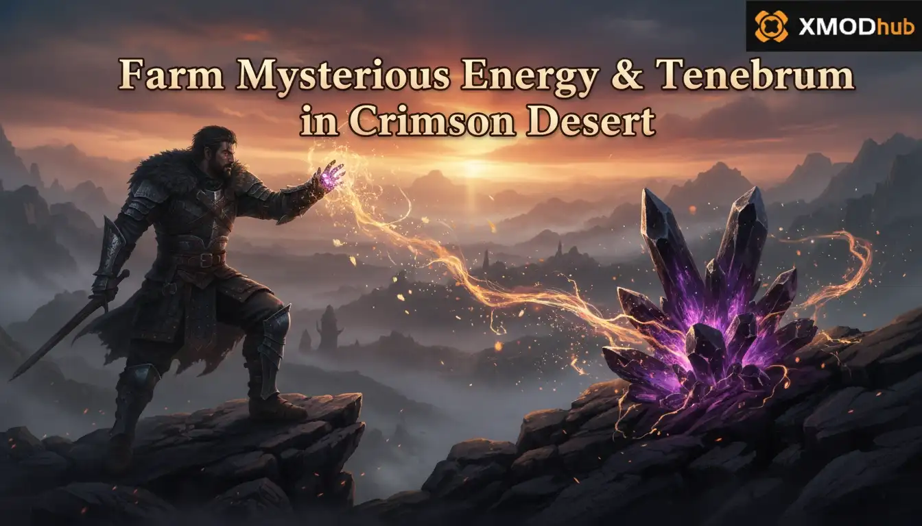 Farm Mysterious Energy & Tenebrum in Crimson Desert
