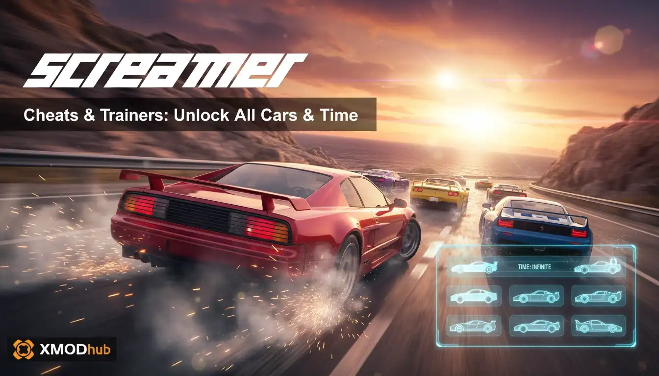 Screamer Cheats & Trainers: Unlock All Cars & Time