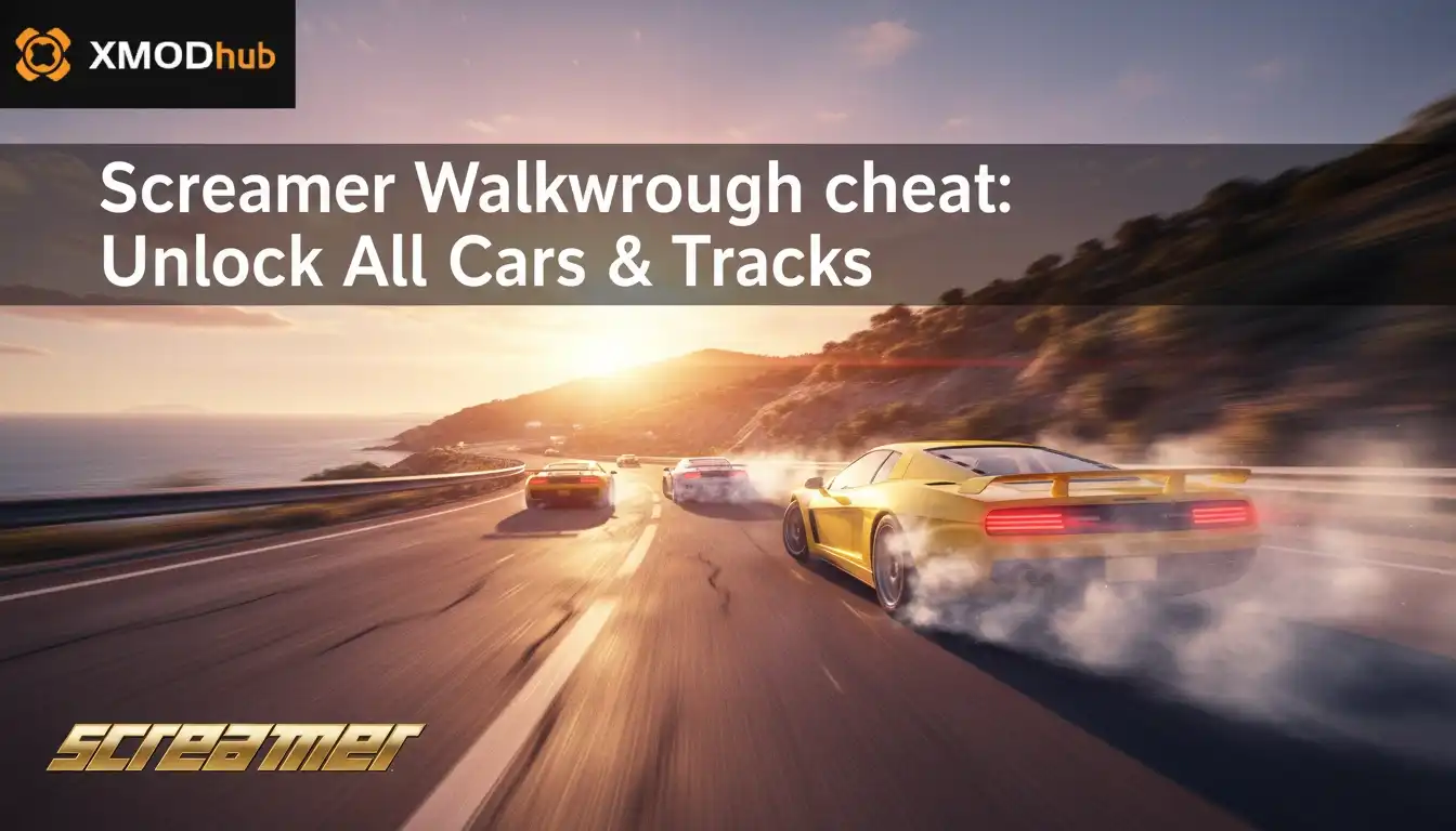 Screamer Walkthrough cheat: Unlock All Cars & Tracks