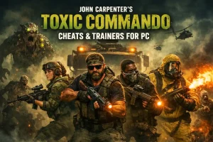 Читы и трейнеры для John Carpenter's Toxic Commando на ПК: сражение отряда солдат с зомби на постапокалиптическом поле боя