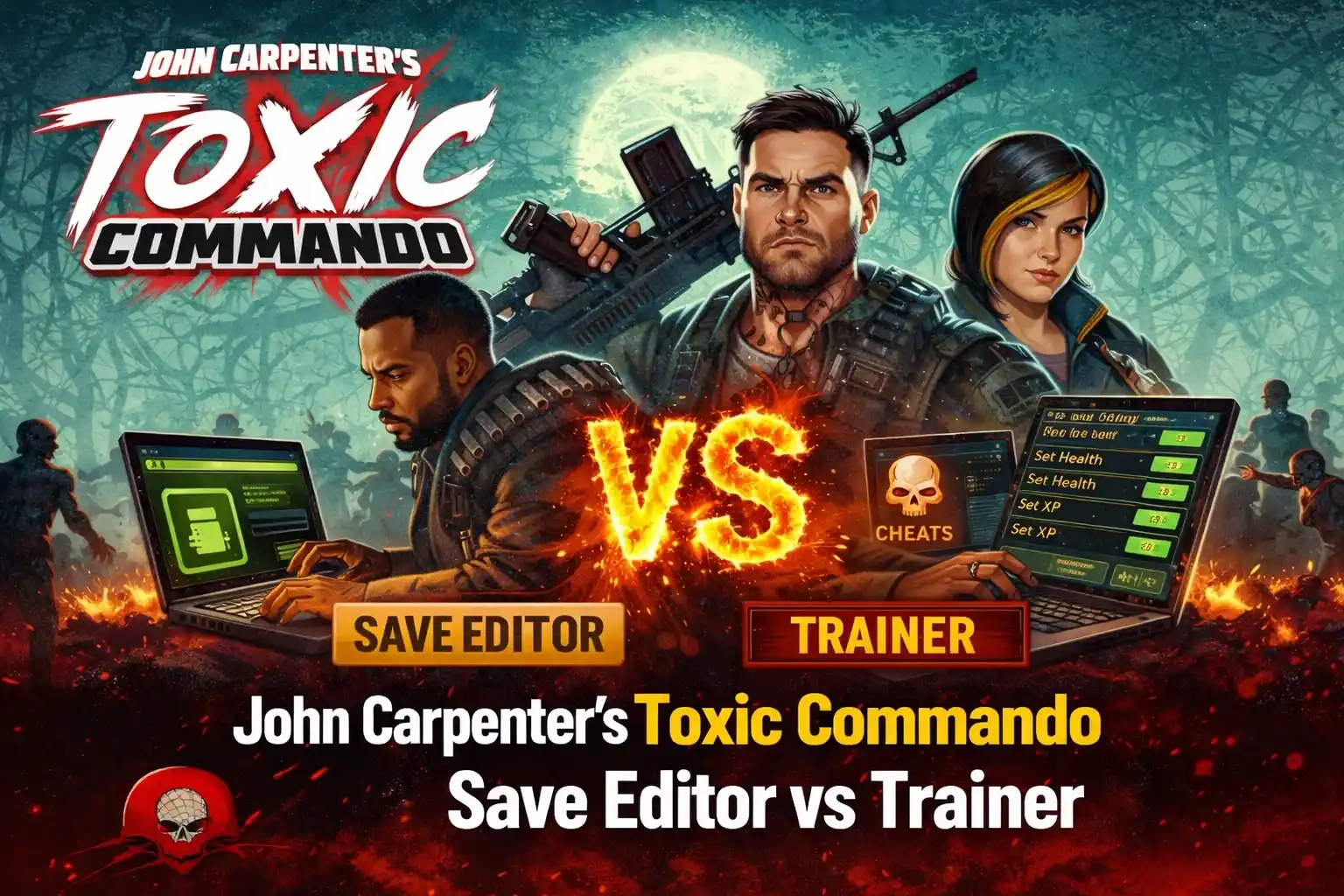 John Carpenter’s Toxic Commando Save Editor vs Trainer
