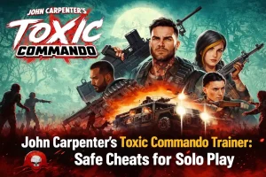 Обложка для трейнера John Carpenter’s Toxic Commando: безопасные читы для одиночной игры