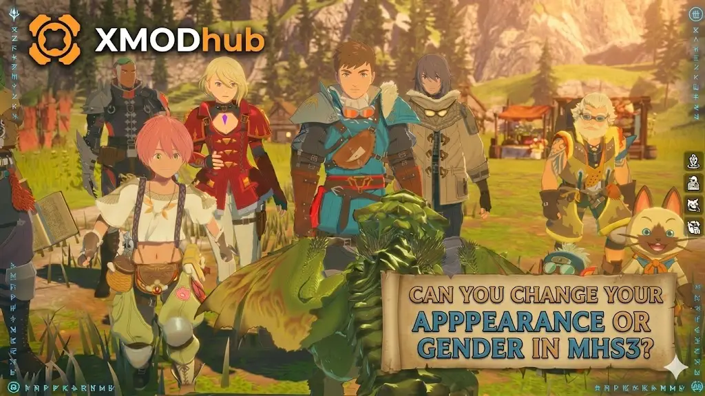 Заголовок руководства по кастомизации Наездника в Monster Hunter Stories 3 с логотипом XMODhub.