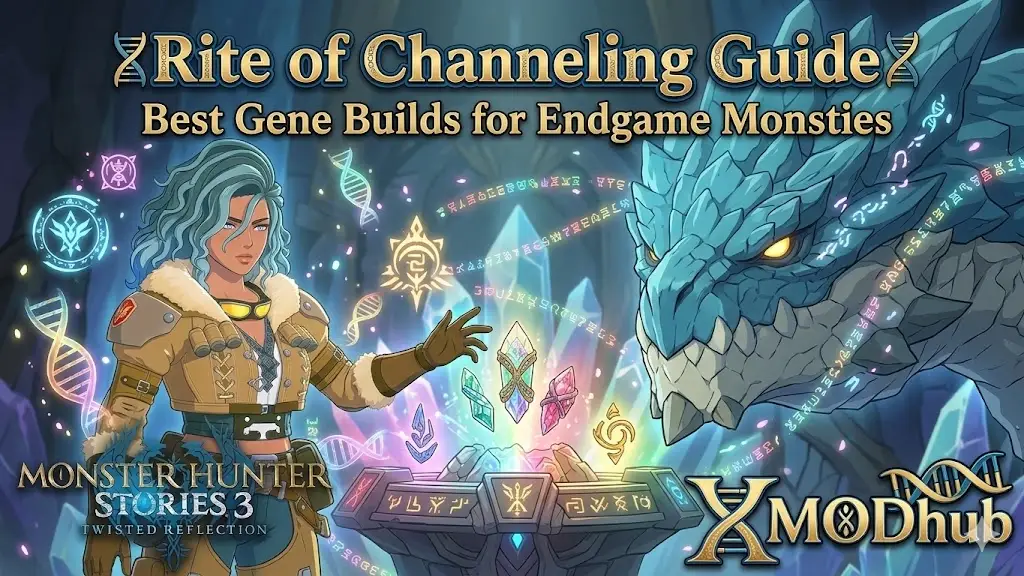Monster Hunter Stories 3 Rite of Channeling Guide blog image with Rider and Monstie.