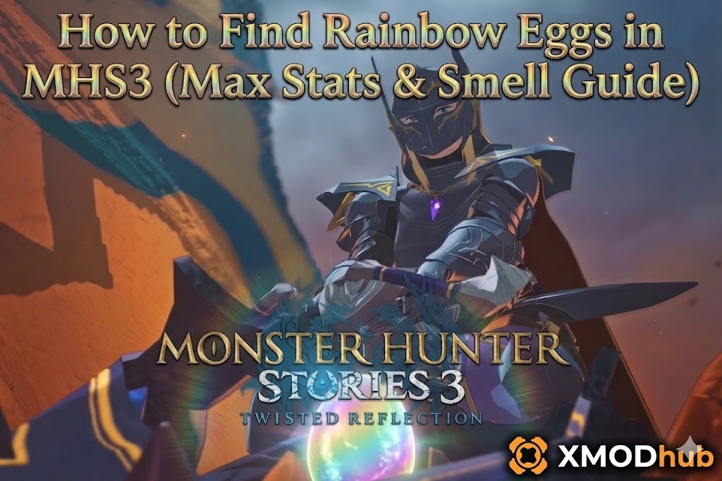 Заголовок блога Twisted Reflection для руководства: 'Как найти Радужные яйца (Руководство по макс. статам и запаху)'.