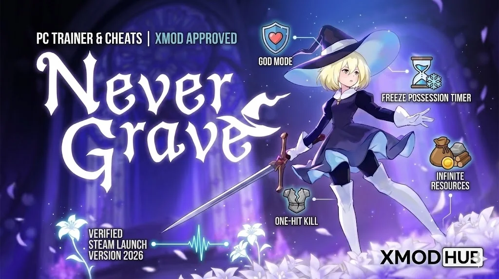 Never Grave: The Witch and The Curse Cheats & Trainers for PC