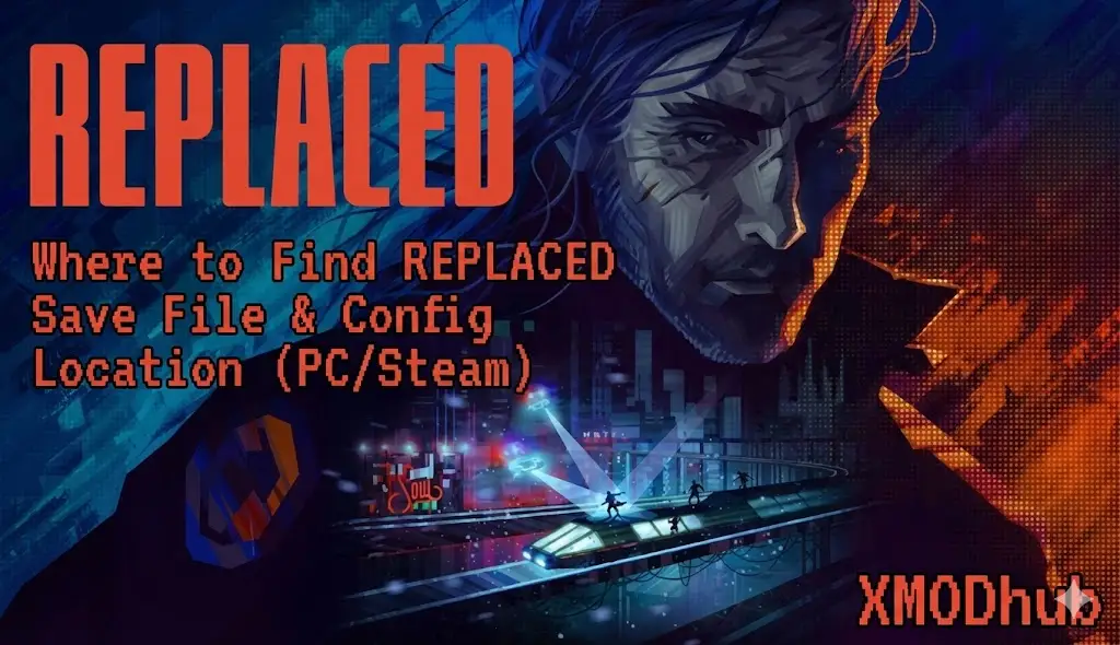 REPLACED game art header: Save file and config location guide PC Steam XMODhub.