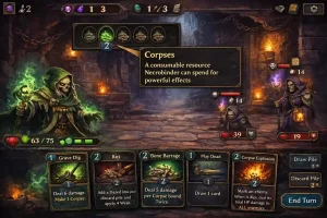 Slay the Spire 2 Necrobinder corpse resource mechanic interface
