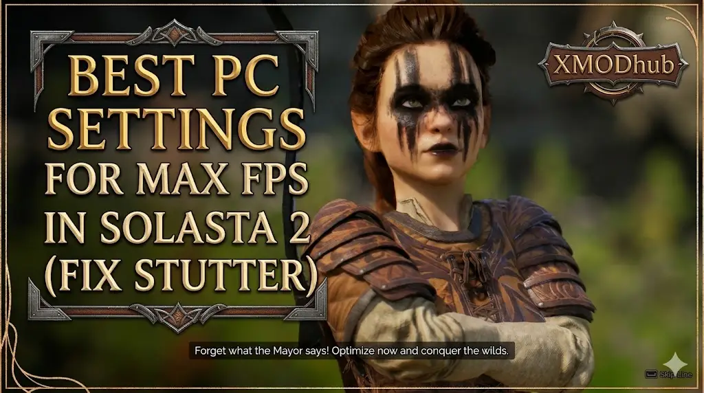 Best PC settings for max FPS in Solasta 2 by XMODhub