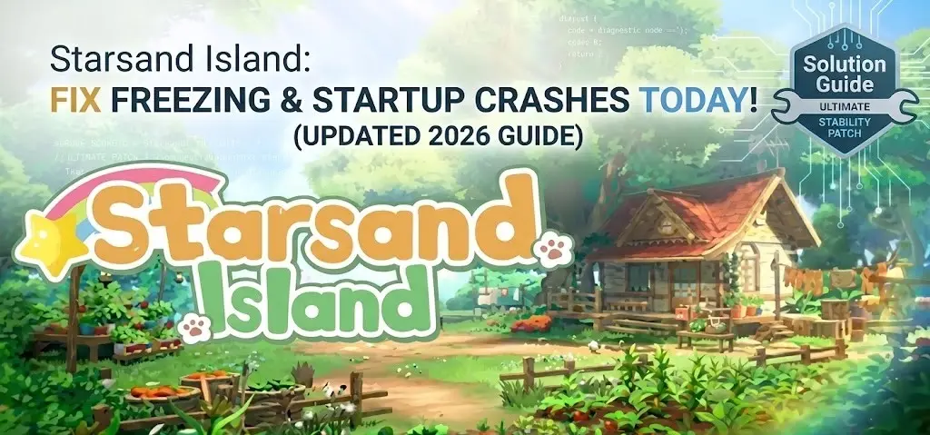 Starsand Island: Fix Freezing & Startup Crashes Today