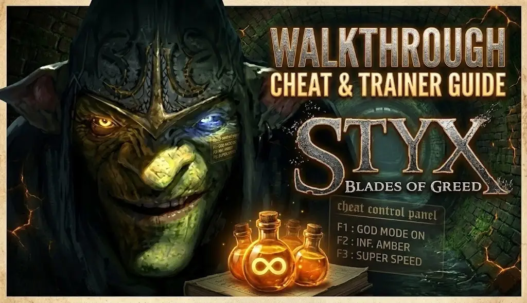 Styx: Blades of Greed Walkthrough Cheat & Trainer Guide