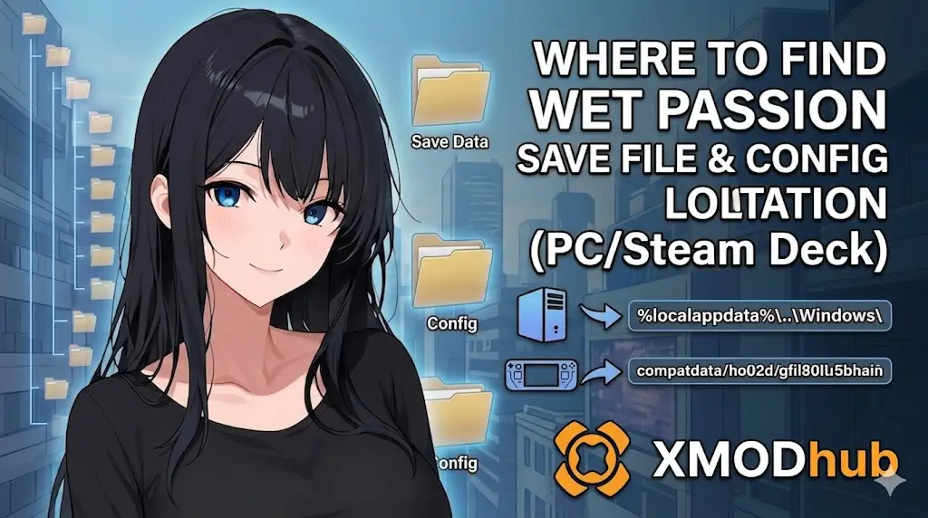 Обложка руководства в стиле аниме для игры.