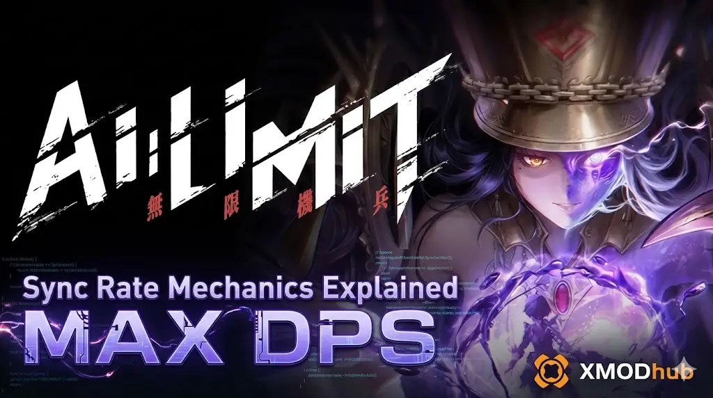 LIMIT Optimization Guide, Max FPS, DPS, Eirene, XMODhub logo.