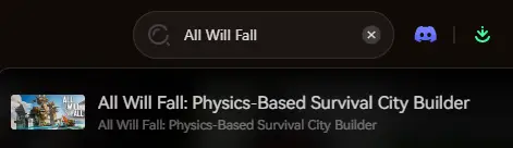 All Will Fall search