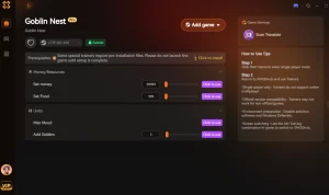 Choose XMODHUB for Goblin Nest
