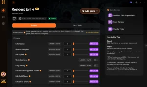 Choose XMODHUB for Resident evil requiem 4
