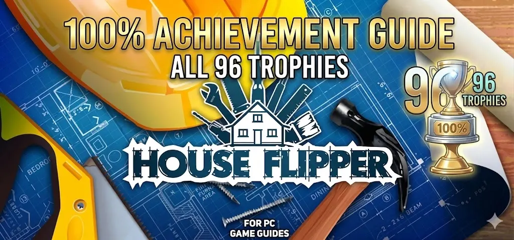 House Flipper 100% Achievement Guide All 96 Trophies