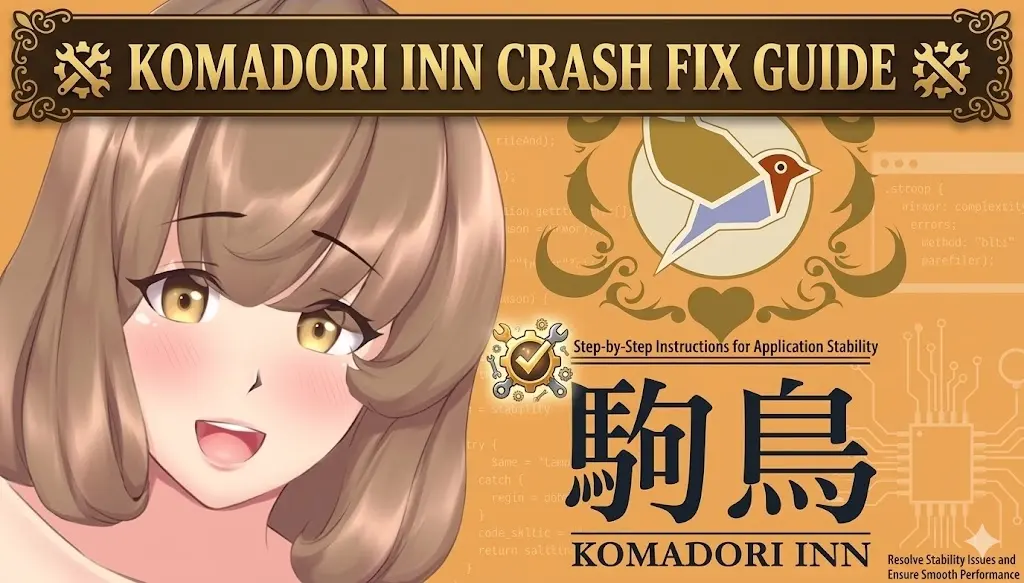 วิธีแก้ Komadori Inn เด้ง: แก้ปัญหาเข้าเกมไม่ได้และจอดำ