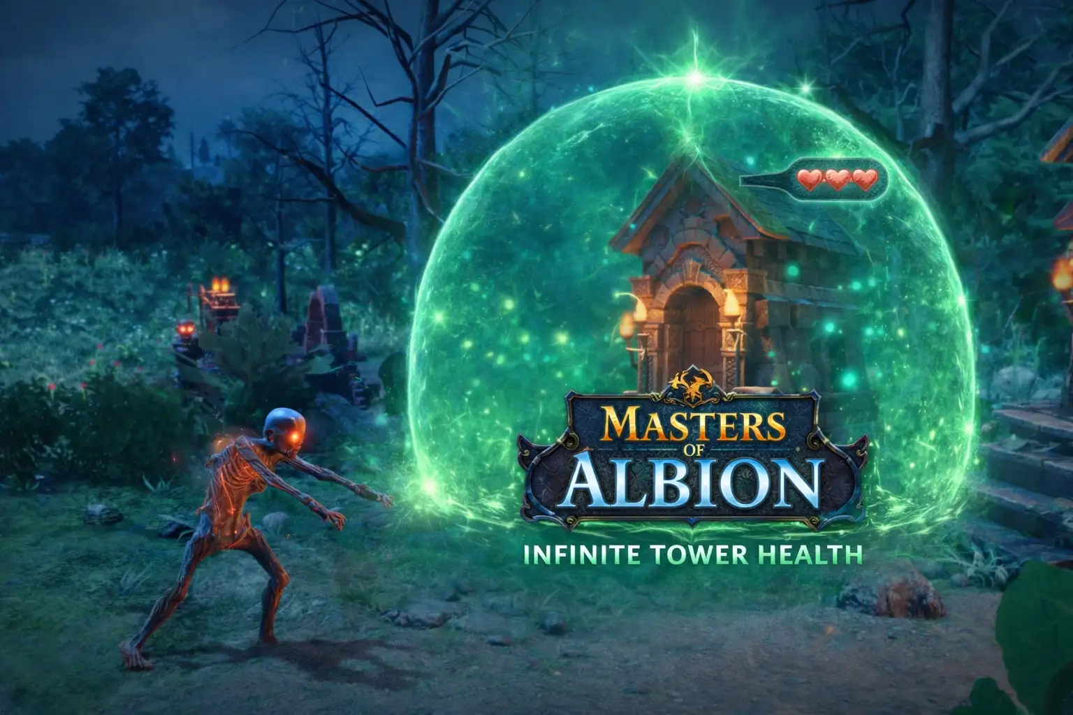 Masters of Albion Infinite Tower Health: Trainer Guide