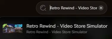 Retro Rewind search
