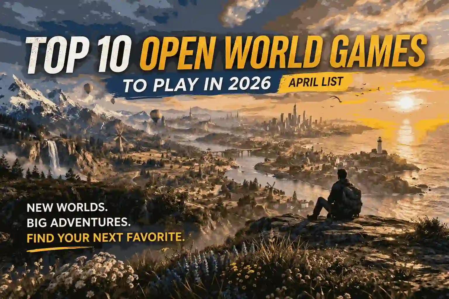 Top 10 Open World Games to play in 2026( April List)