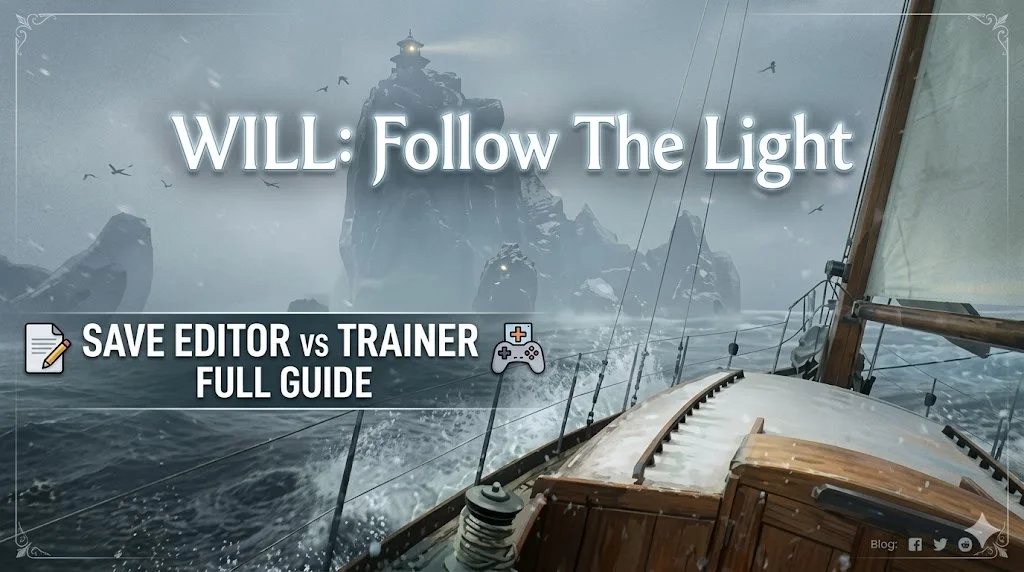 WILL: Follow The Light Save Editor vs Trainer Full Guide