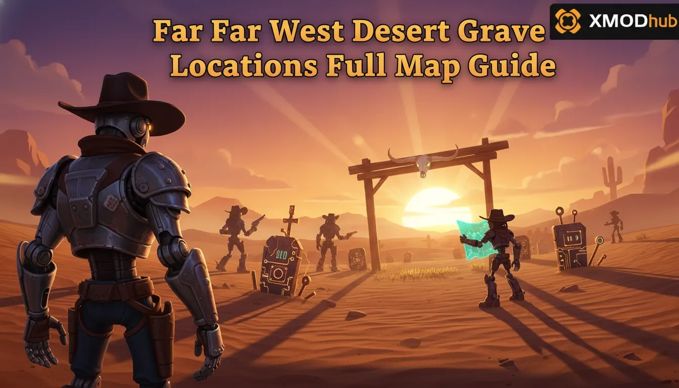 Far Far West Desert Grave Locations Full Map Guide