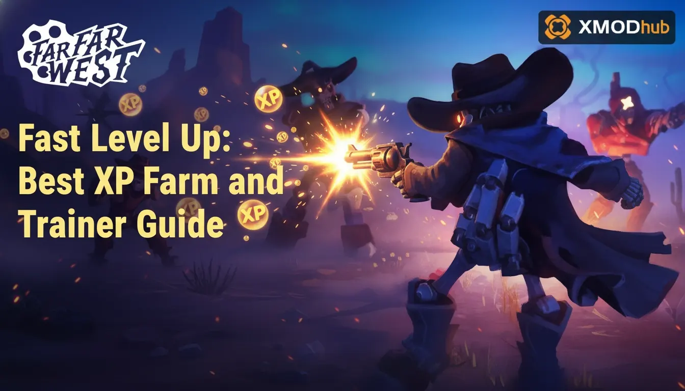 Far Far West Fast Level Up: Best XP Farm and Trainer Guide