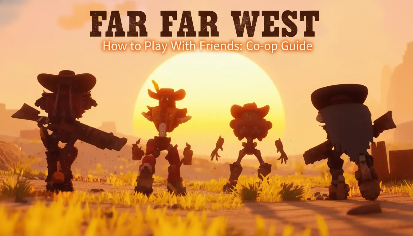 Far Far West How to Play With Friends: Co-op Guide