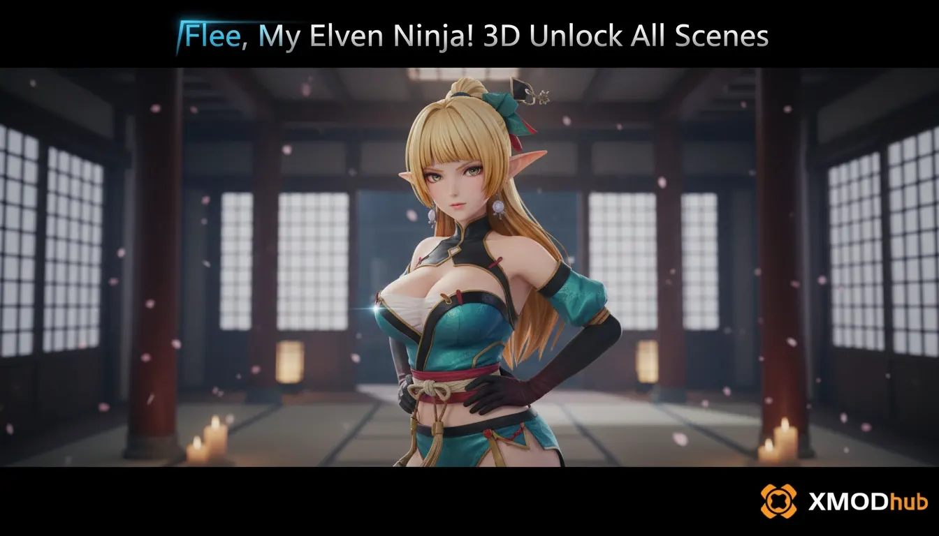 Flee, My Elven Ninja! 3D Unlock All Scenes: Gallery Guide