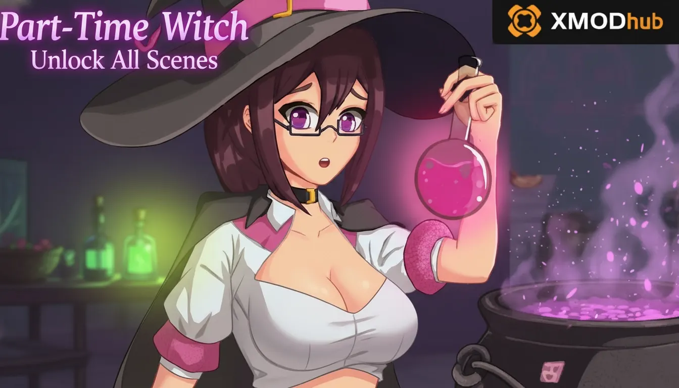 Part-Time Witch Unlock All Scenes: 100% Save & Patch Guide
