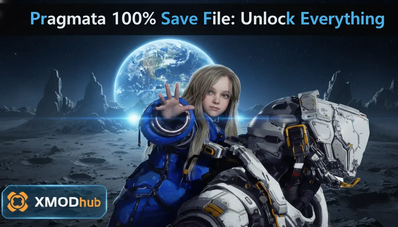 Pragmata 100% Save File: Unlock Everything