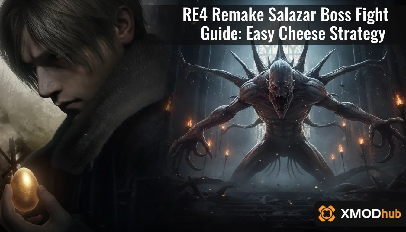 RE4 Remake Salazar Boss Fight Guide: Easy Cheese Strategy
