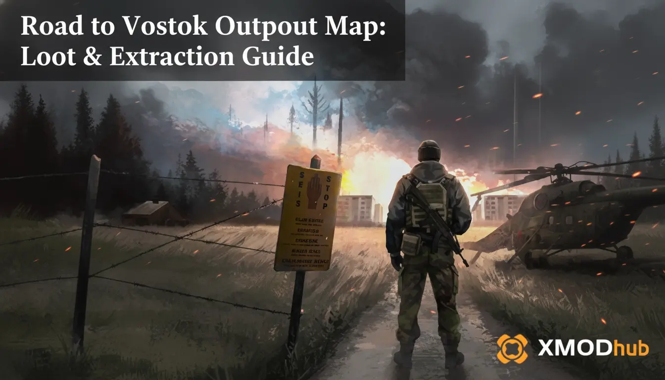 Road to Vostok Outpost Map: Loot & Extraction Guide