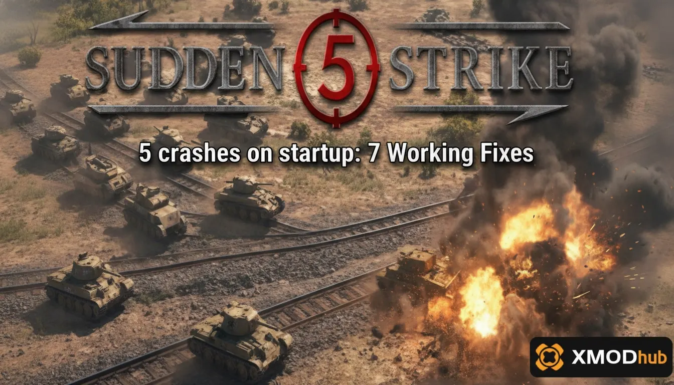 Sudden Strike 5 Crashes on Startup: 7 Working Fixes