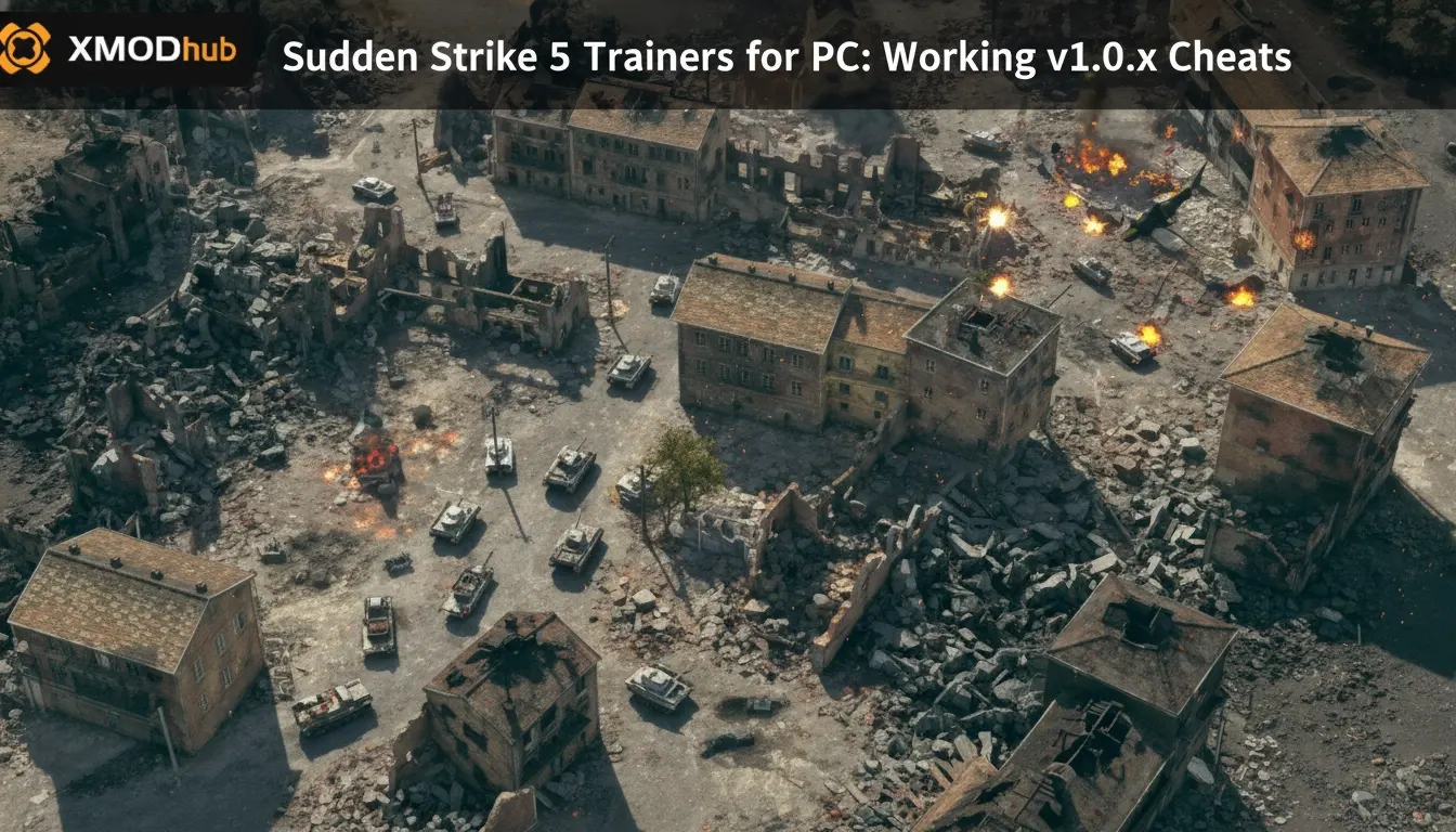 Sudden Strike 5 Trainers for PC: Working v1.0.x Cheats