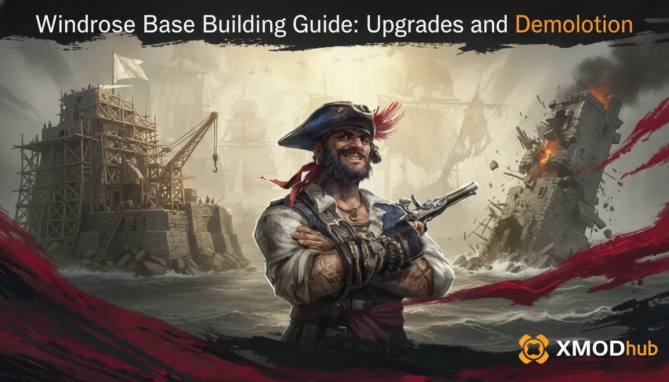 Windrose Base Building Guide: Upgrades and Demolition