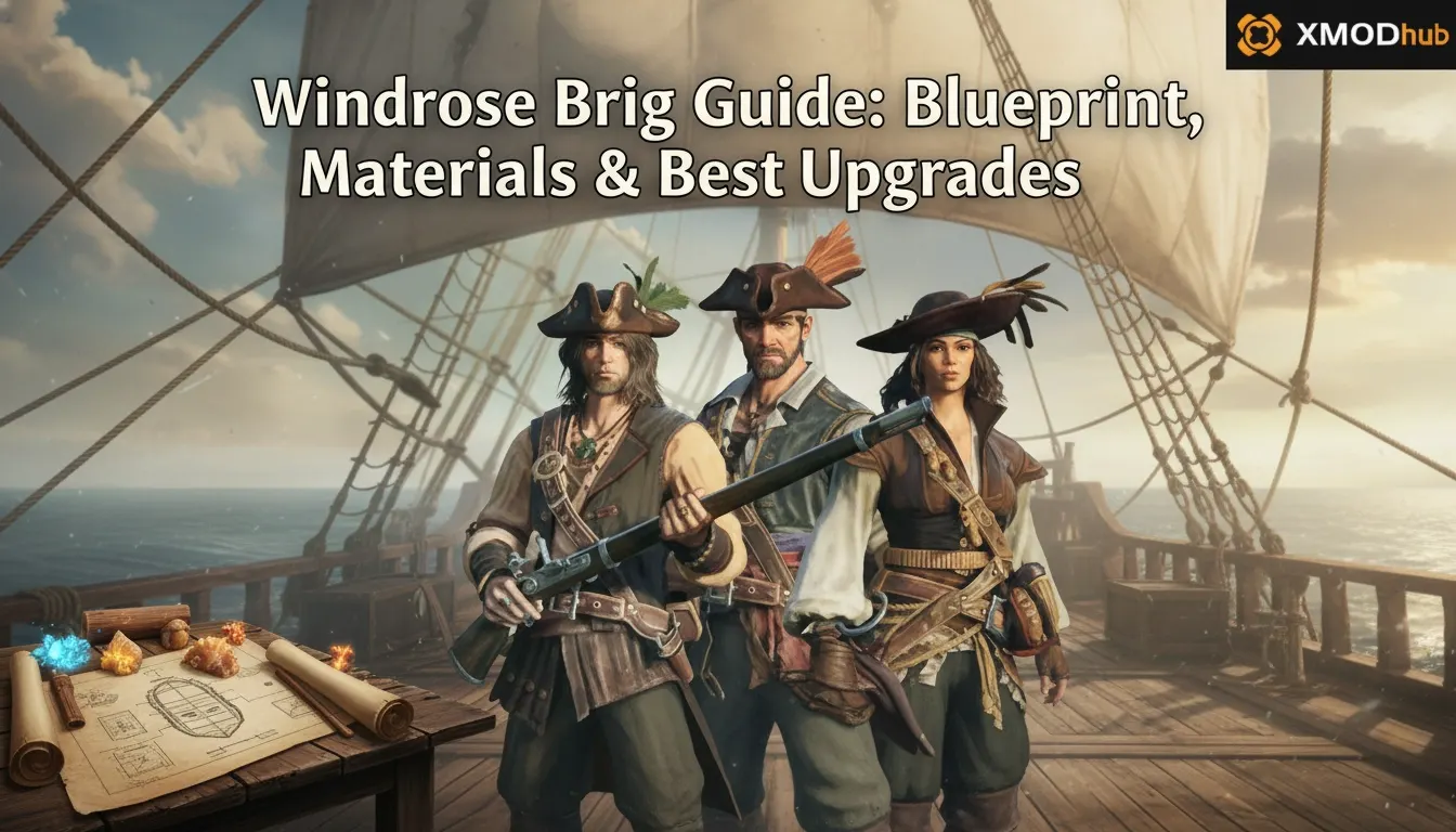 Windrose Brig Guide: Blueprint, Materials & Best Upgrades