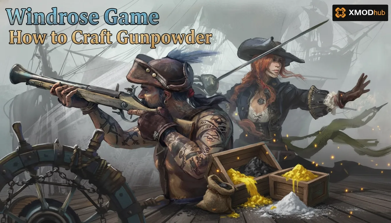 Windrose Game How to Craft Gunpowder (Working Guide)