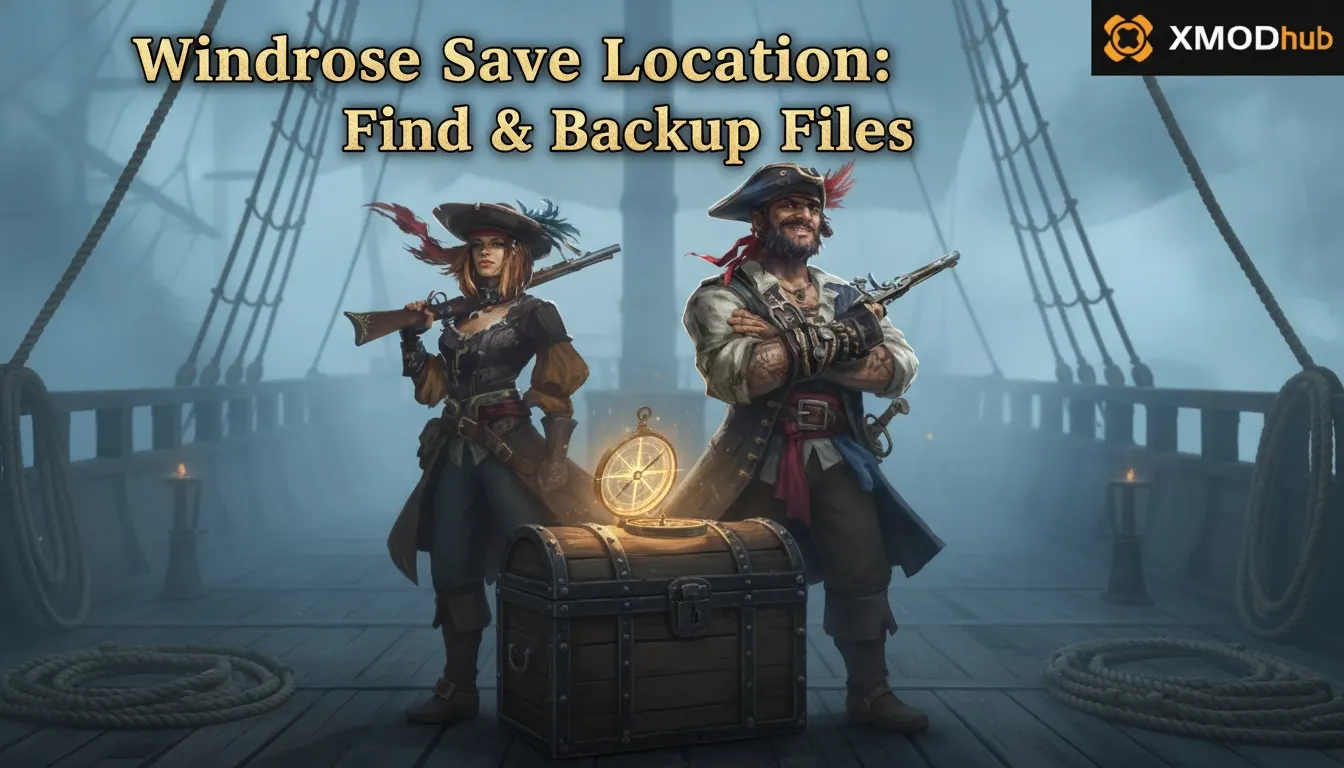 Windrose Save Location: Find & Backup Files