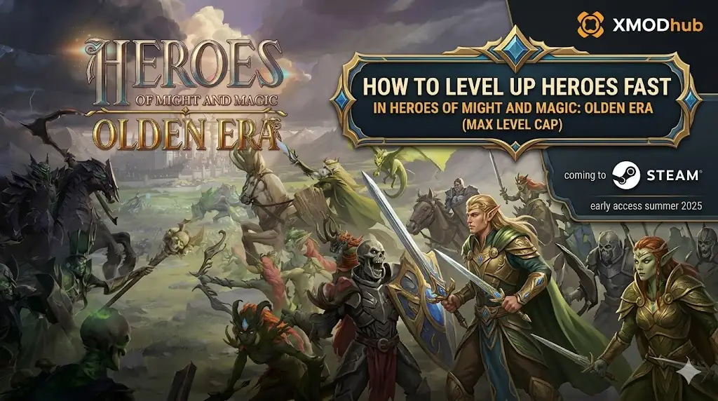 How to Level Up Heroes Fast in Heroes of Might and Magic: Olden Era (Max Level Cap)