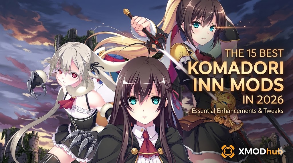 A blog header image featuring three anime female fantasy characters posed dramatically with a castle background.