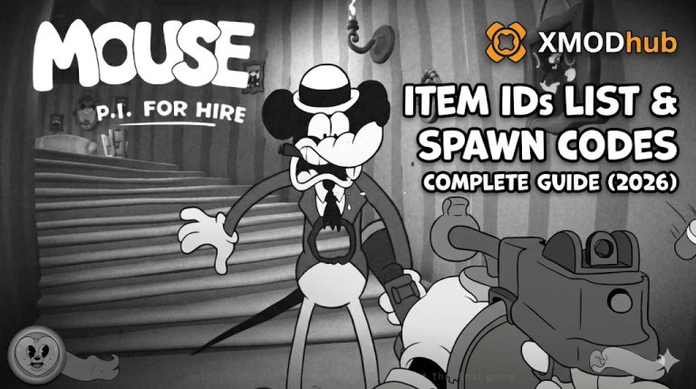 MOUSE: P.I. For Hire Item IDs List & Console Spawn Codes (Complete ...