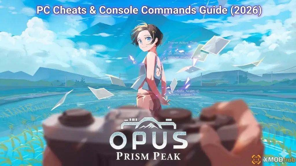 OPUS Prism Peak PC Cheats Console Commands Guide 2026