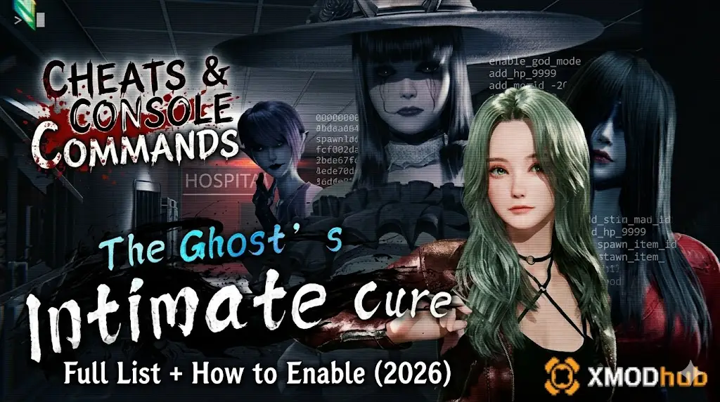 Complete guide to The Ghost's Intimate Cure console commands, cheats, and item IDs for PC.
