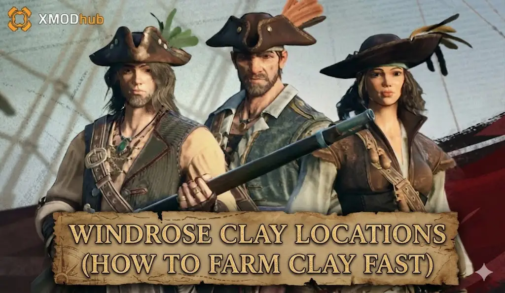 Windrose clay locations and farming guide